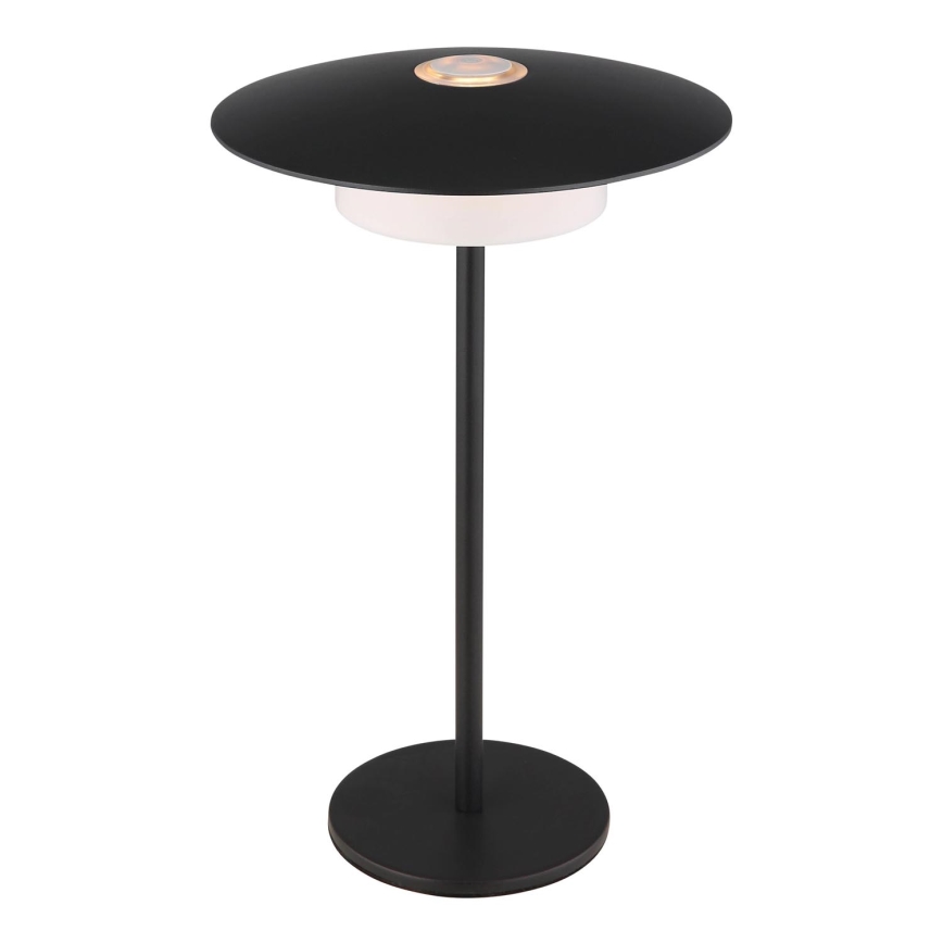 Globo - Aufladbare LED-Touch-Tischleuchte für den Außenbereich LED/3W/3,7V 1800/2700/3000K IP44 1800 mAh schwarz