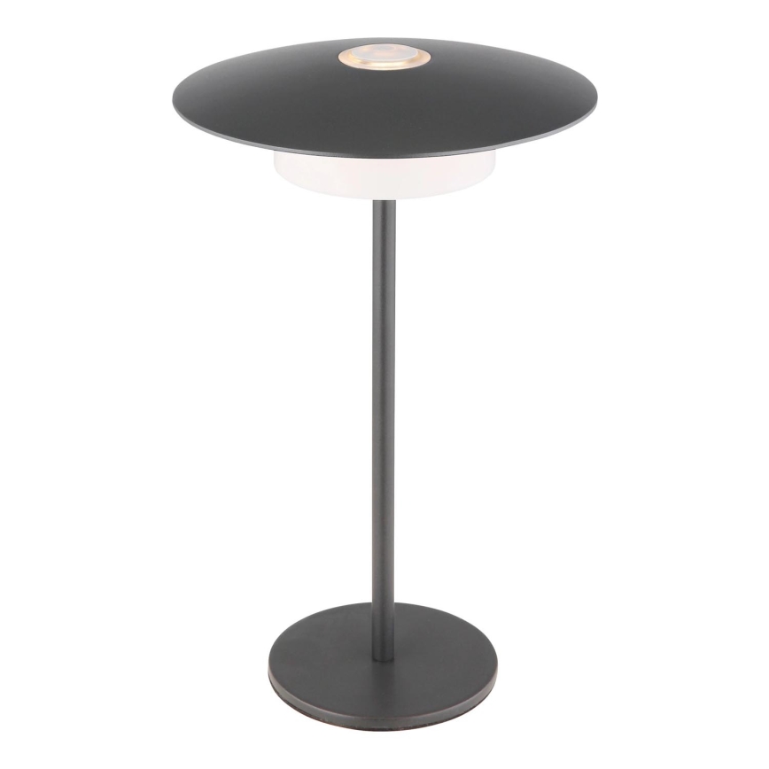 Globo - Aufladbare LED-Touch-Tischleuchte für den Outdoor-Bereich LED/3W/3,7V 1800/2700/3000K IP44 1800 mAh grau