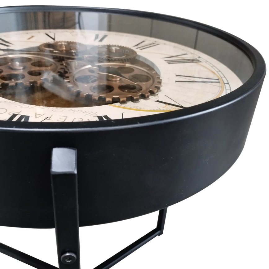 Globo - Couchtisch Ø 49 cm schwarz