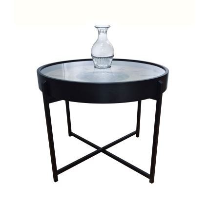 Globo - Couchtisch Ø 71,5 cm, schwarz