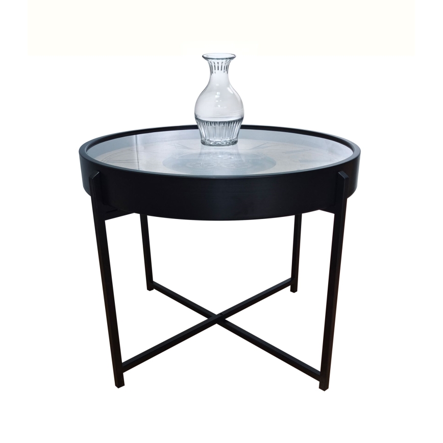 Globo - Couchtisch Ø 71,5 cm, schwarz