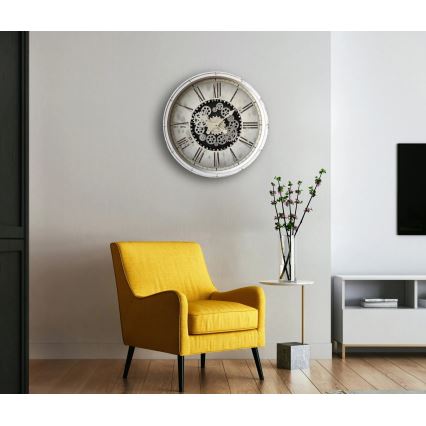 Globo - Wanduhr Ø 76 cm, 3x AA