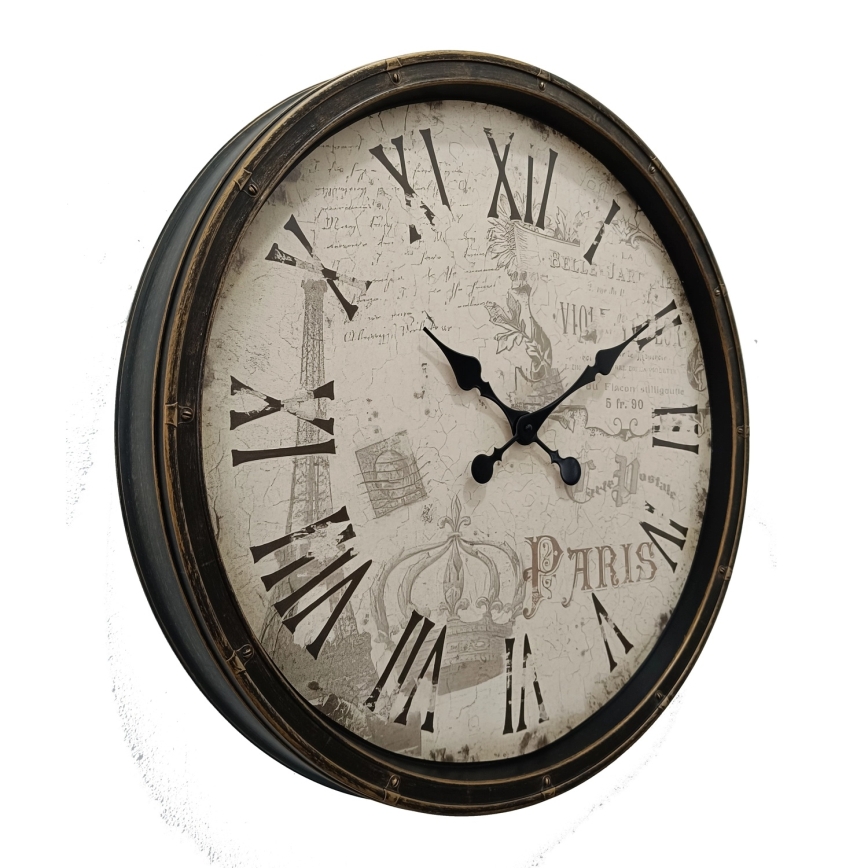 Globo - Wanduhr Ø 76 cm 1xAA