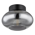 Globo - Deckenleuchte 1xE27ILLU/40W/230V schwarz