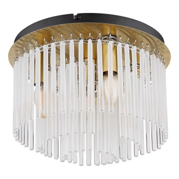 Globo - Deckenleuchte 5xE27/60W/230V d 32 cm golden