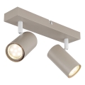 Globo - Deckenstrahler 2xGU10/35W/230V beige