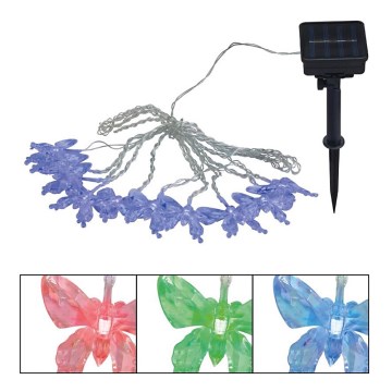 Globo - Dekorative LED-RGB-Lichterkette 10xLED/0,06W/3,2V 470 cm IP44