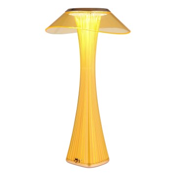 Globo - Dimm- und aufladbare LED-Tischleuchte LED/2,5W/3,7V 1200mAh 2700K/4500K/6500K golden