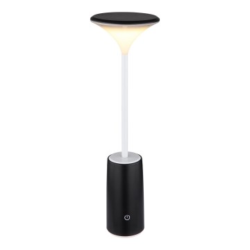 Globo - Dimm- und aufladbare LED-Tischleuchte mit Touch-Funktion LED/1,2W/3,7V 3000K 1500mAh schwarz