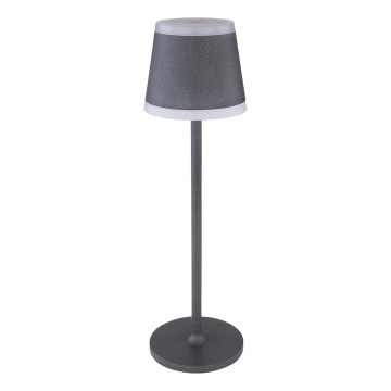 Globo - Dimm- und aufladbare LED-Tischleuchte mit Touch-Funktion LED/4,6W/3,7V 3000K 1800mAh grau IP54