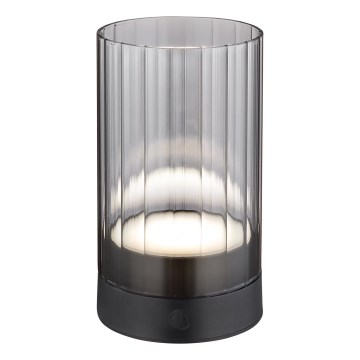 Globo - Dimm- und aufladbare LED-Touch-Tischleuchte für den Außenbereich LED/2W/3,7V 2700/4000/6500K 1200mAh IP44 grau