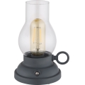 Globo - Dimmbare, aufladbare LED-Tischleuchte mit Touch-Funktion LED/1W/3,7V 1200 mAh anthrazit
