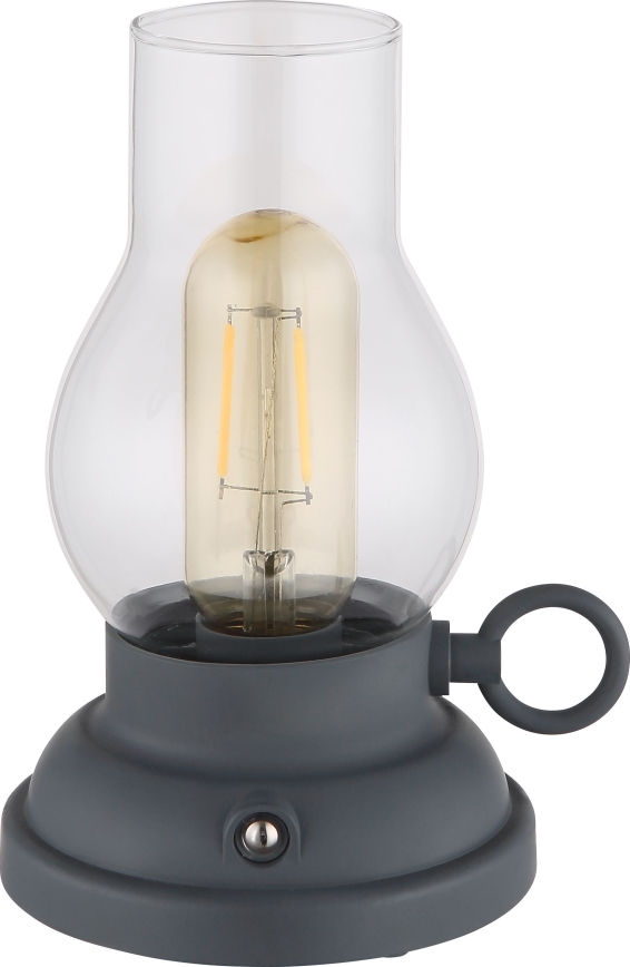Globo - Dimmbare, aufladbare LED-Tischleuchte mit Touch-Funktion LED/1W/3,7V 1200 mAh anthrazit