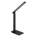 Globo - Dimmbare, aufladbare LED-Touch-Tischleuchte LED/5W/5V 2700/4000/6500K 1800 mAh schwarz
