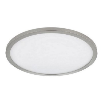Globo - Dimmbare LED-Deckenleuchte für Badezimmer LED/18W/230V d 29,4 cm IP44 matt Chrom