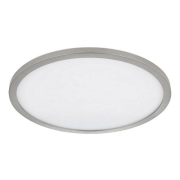 Globo - Dimmbare LED-Deckenleuchte für Badezimmer LED/24W/230V d 42 cm IP44 matt Chrom
