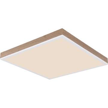 Globo - Dimmbare LED-Deckenleuchte LED/24W/230V 2700-6500K + Fernbedienung braun/weiß