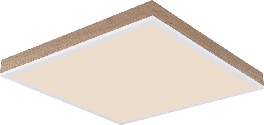 Globo - Dimmbare LED-Deckenleuchte LED/24W/230V 2700-6500K + Fernbedienung braun/weiß