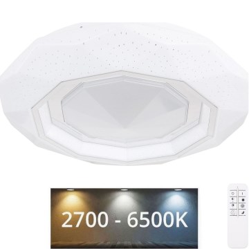 Globo - Dimmbare LED-Deckenleuchte LED/24W/230V 2700-6500K + Fernbedienung