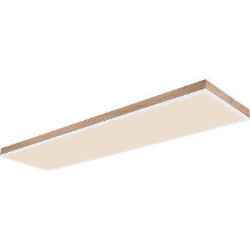 Globo - Dimmbare LED-Deckenleuchte LED/36W/230V 2700-6500K + Fernbedienung braun/weiß