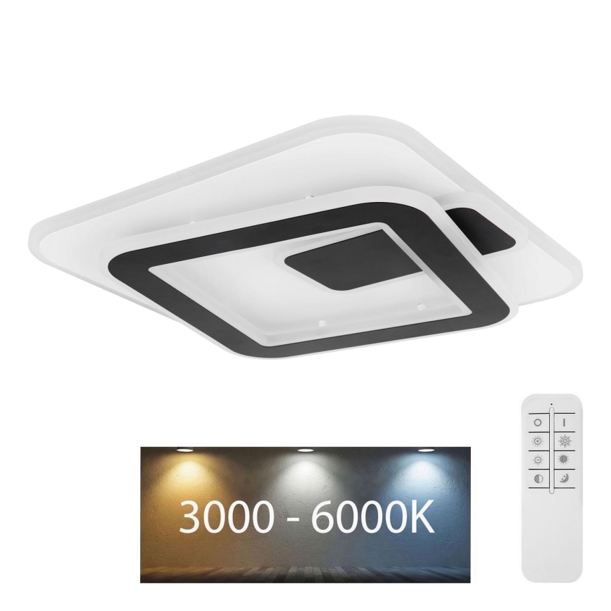 Globo - Dimmbare LED-Deckenleuchte LED/36W/230V 3000-6000K + Fernbedienung
