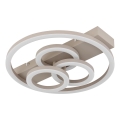 Globo - Dimmbare LED-Deckenleuchte LED/40W/230V 2700-6500K Ø 35x33 cm Beige + Fernbedienung