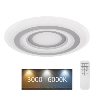Globo - Dimmbare LED-Deckenleuchte LED/46W/230V 3000-6000K + Fernbedienung