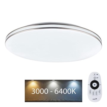 Globo - Dimmbare LED-Deckenleuchte LED/48W/230V 3000-6400K + Fernbedienung