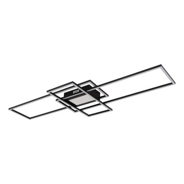 Globo - Dimmbare LED-Deckenleuchte LED/60W/230V 2700-6500K 42x110,8 cm schwarz + Fernbedienung