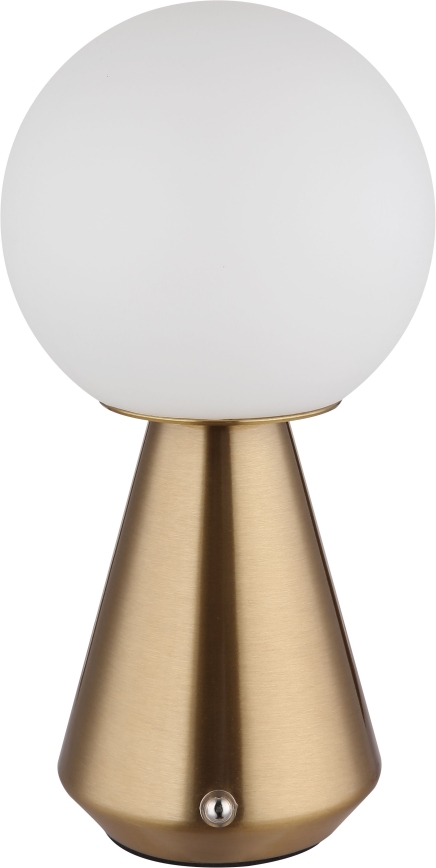 Globo - Dimmbare LED-Outdoor-Tischleuchte mit Touch-Funktion LED/1,5W/5V 3000/4500/6500K 1800 mAh IP41 kupfern