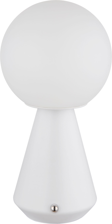 Globo - Dimmbare LED-Outdoor-Tischleuchte mit Touch-Funktion LED/1,5W/5V 3000/4500/6500K 1800 mAh IP41 weiß