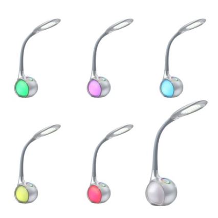 Globo 58279 - LED tischlampe TARRON 1xLED/5W + 2xLED/0,1W