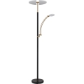 Globo - dimmbare LED-Stehlampe LED/40W/230V + LED/5,5W 2700/4000/6000K schwarz