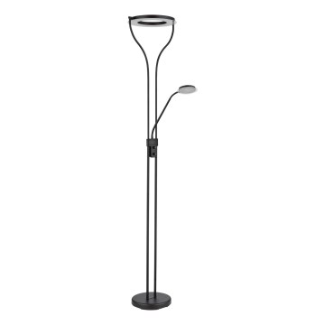 Globo - dimmbare LED-Stehleuchte LED/20W/230V + LED/4W 3000K schwarz