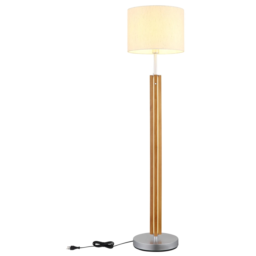 Globo - dimmbare LED-Stehleuchte LED/21W/230V + 1xE27/25W