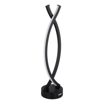 Globo - Dimmbare LED-Tischleuchte mit Touch-Funktion LED/1W/3,7V 3000K 1800 mAh USB schwarz