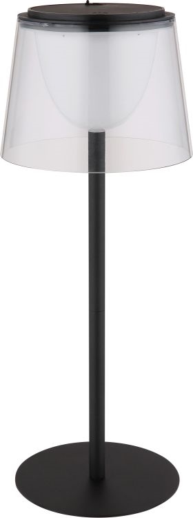 Globo - Dimmbare LED-Touch-Tischleuchte für den Outdoor-Bereich LED/1,8W/5V IP44 1800 mAh schwarz/klar