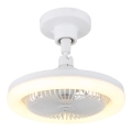 Globo - Dimmbarer LED-Deckenventilator LED/20W/230V 3000-6500K weiß + Fernbedienung