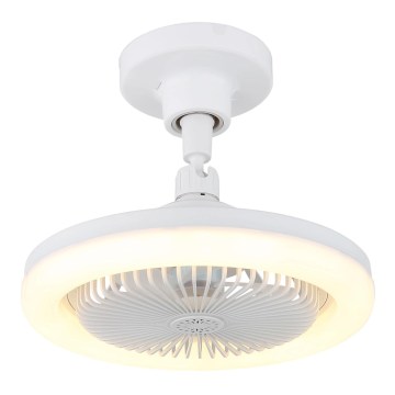 Globo - Dimmbarer LED-Deckenventilator LED/20W/230V 3000-6500K weiß + Fernbedienung