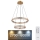 Globo - Dimmbarer LED-Kristall-Kronleuchter an Aufhängung LED/78W/230V 2700K-6000K + Fernbedienung