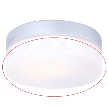 Globo - Ersatzglas für Deckenleuchte VRANOS E27, silber, Ø 18,4 cm
