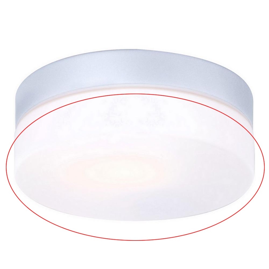 Globo - Ersatzglas für Deckenleuchte VRANOS E27, silber, Ø 18,4 cm