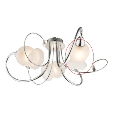 Globo - Ersatzglas für Leuchte LILLY E14, weiß