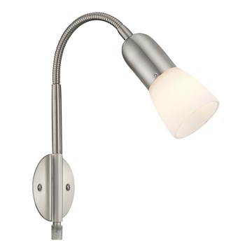 Globo - Flexible Tischlampe 1xE14/40W/230V mattchrom