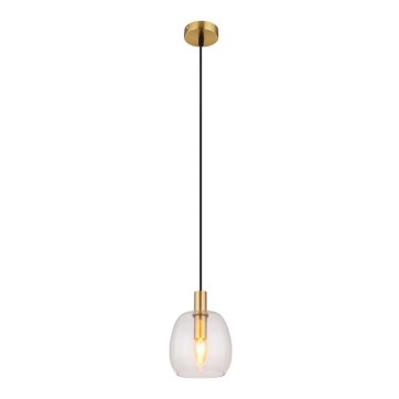 Globo - Hängeleuchte 1xE14/40W/230V d 16 cm Messing
