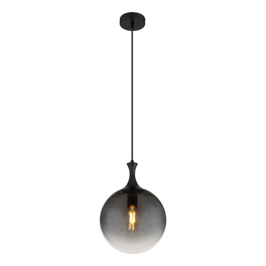 Globo - Hängeleuchte 1xE27/10W/230V d 25 cm schwarz