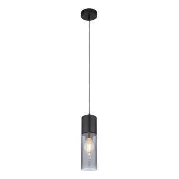 Globo - Hängeleuchte 1xE27/25W/230V d 10,5 cm schwarz