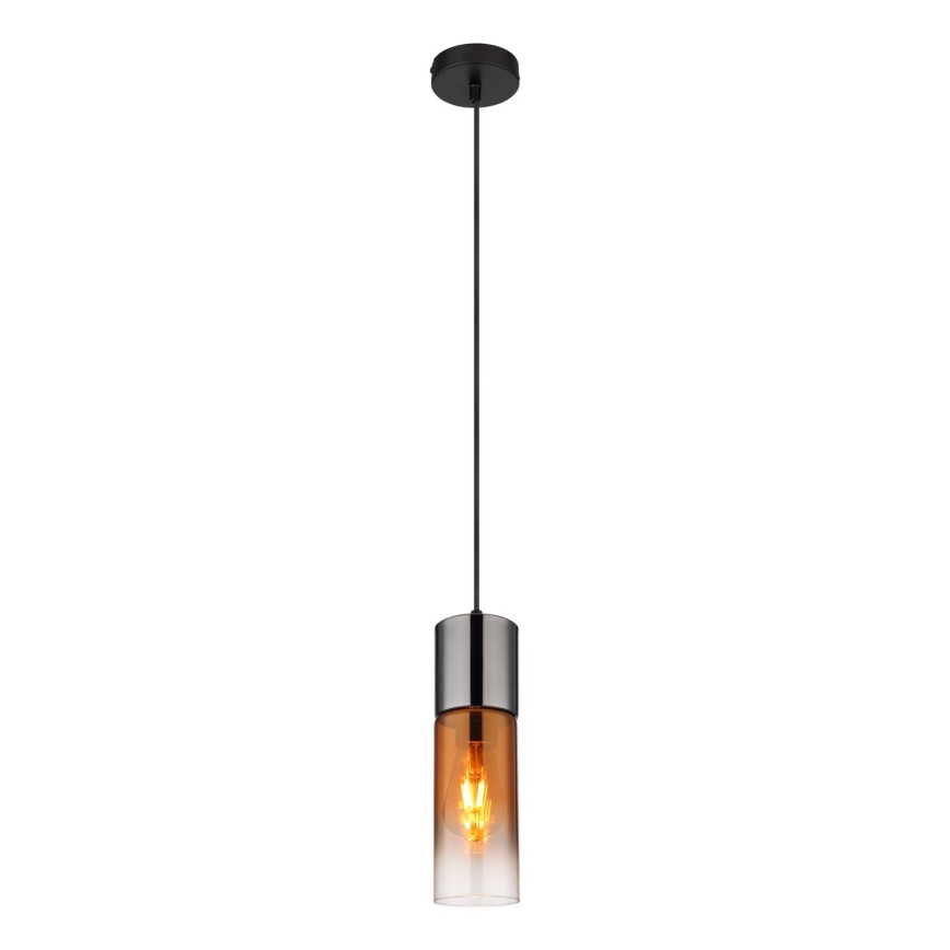 Globo - Hängeleuchte 1xE27/25W/230V d 10,5 cm schwarz/kupfern