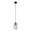 Globo - Hängeleuchte 1xE27/25W/230V d 11 cm schwarz