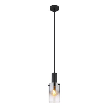 Globo - Hängeleuchte 1xE27/40W/230V d 12,5 cm schwarz